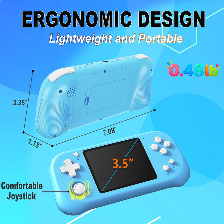 ZHISHAN 16 Bit Handheld Spielkonsole Retro Tragbare Spiele Konsolen inkl. 220 Klassische Vintage Vid