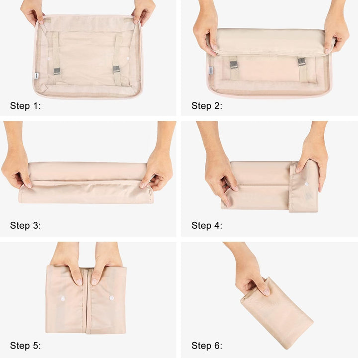 Mossio 9 Set Packwürfel mit Schuhtasche und Elektroniktasche – Gepäck-Organizer, Koffer, Reisezubehö