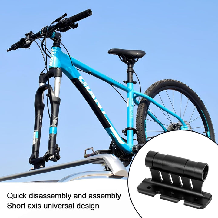 Fahrrad Gabelhalterung, 2 Stück Gabelhalterung Fahrrad für Dachträger mit Schnellspanner, Kompatibel