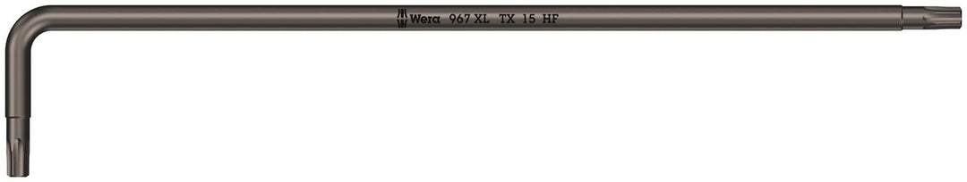 Wera 05024454001 967 XL HF TORX® Winkelschlüssel mit Haltefunktion, lang, TX 15 x 123 mm, TX 15