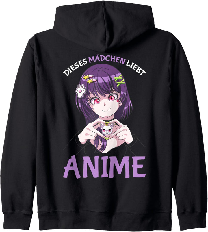 Anime Mädchen Manga Anime Merch Kinder Kapuzenjacke