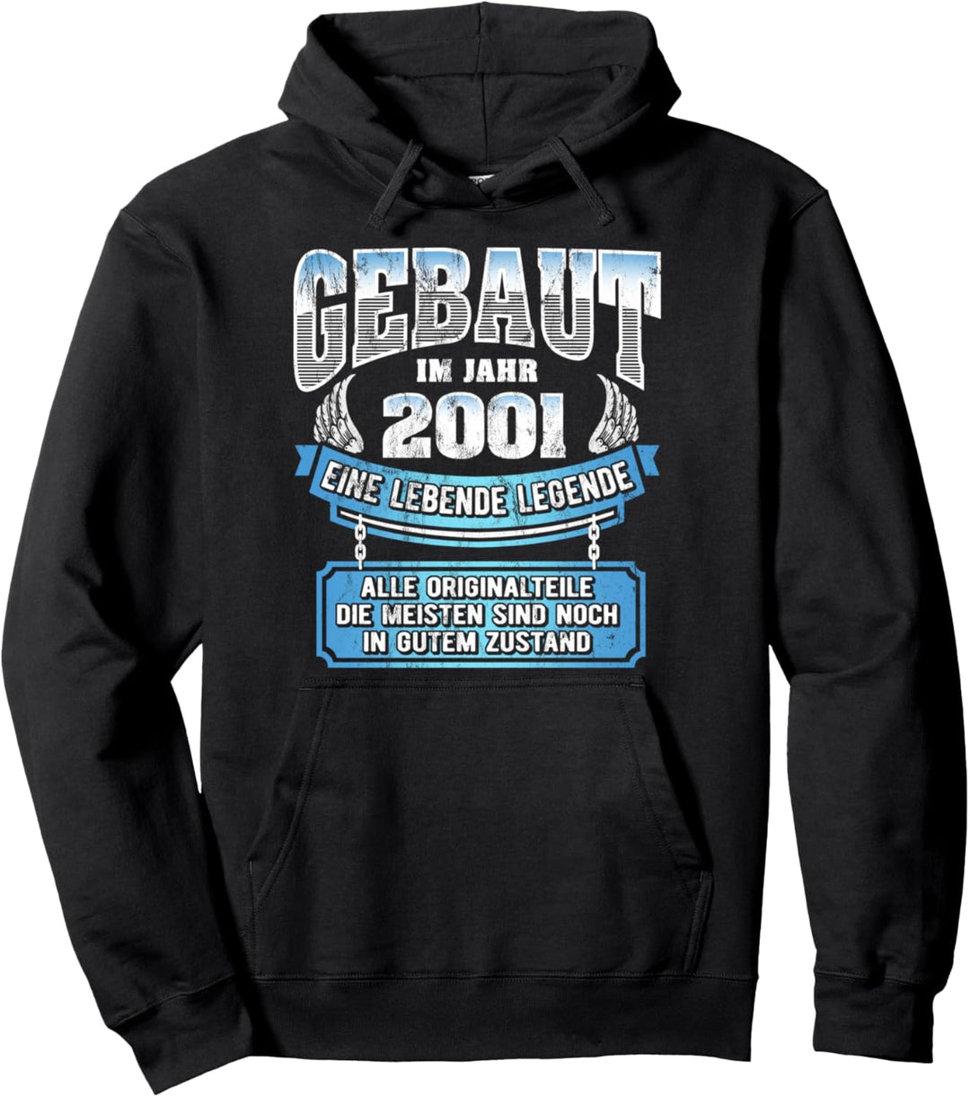 23 Geburtstag Geschenk Lustig Gebaut Im Jahr 2001 Pullover Hoodie