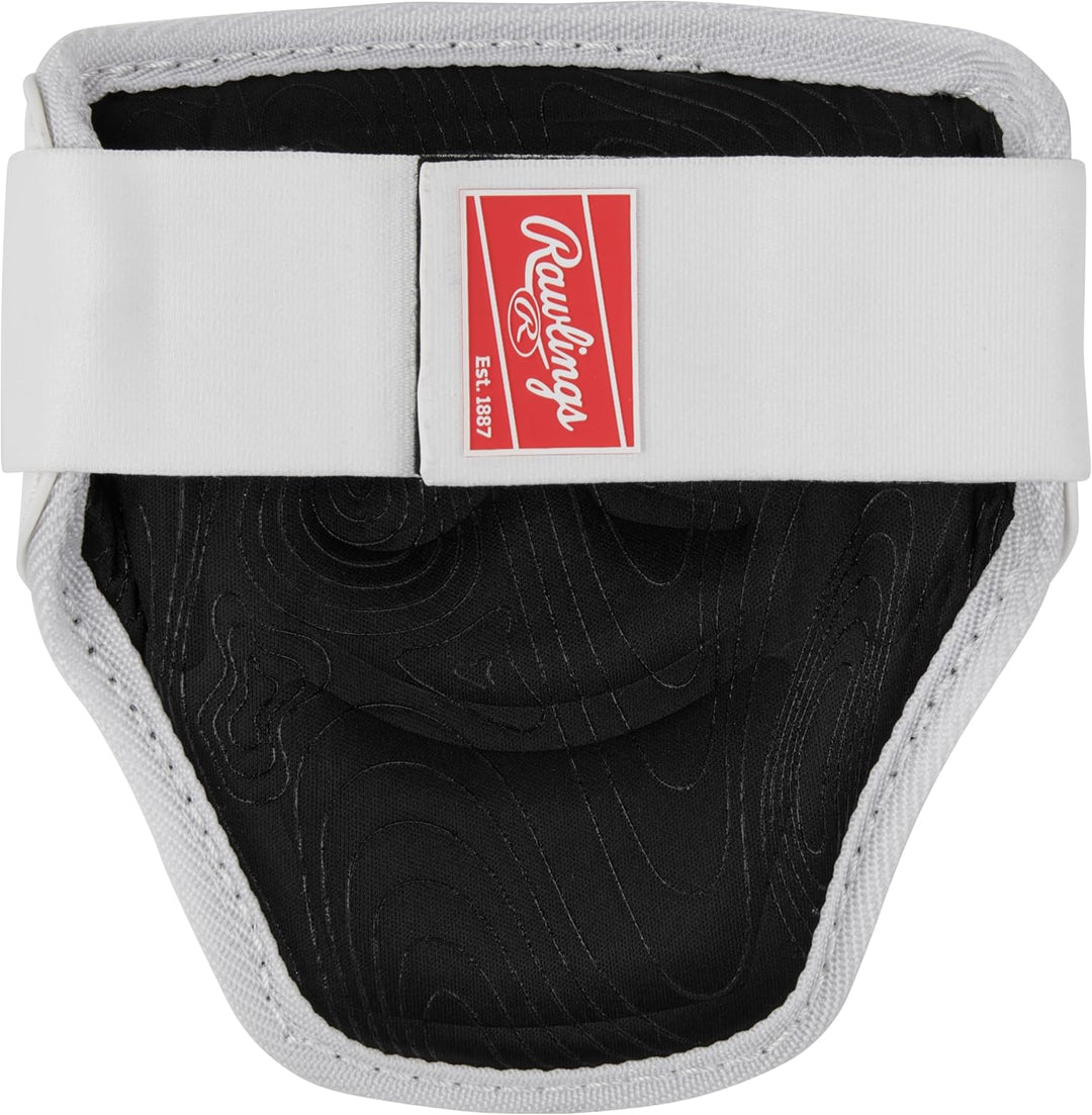 Rawlings Verlängerter Ellbogenschutz für Baseball/Softball, Grösse L (Einheitsgrösse) S Weiss/opulen