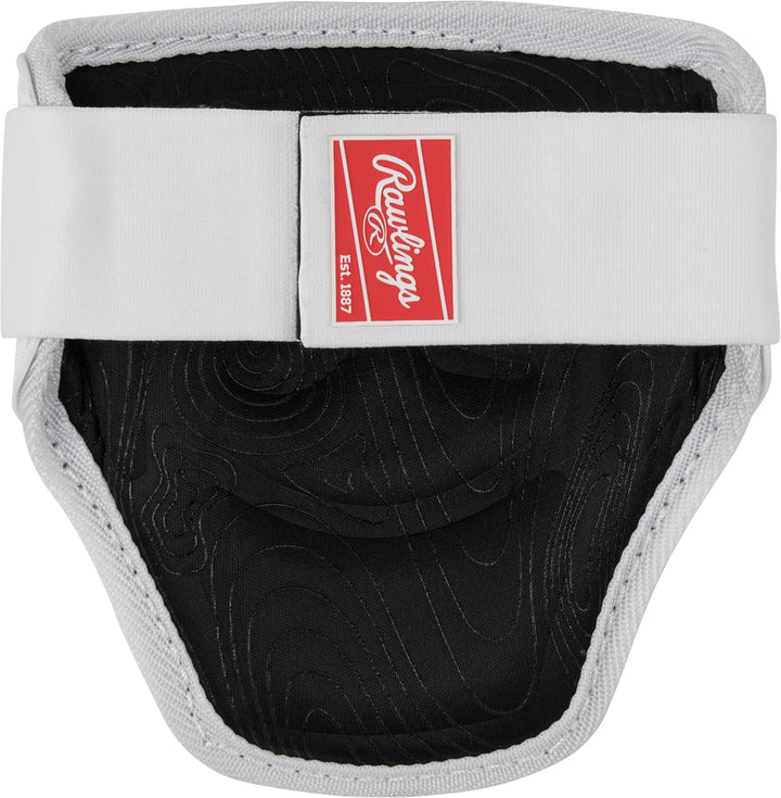 Rawlings Verlängerter Ellbogenschutz für Baseball/Softball, Grösse L (Einheitsgrösse) S Weiss/opulen