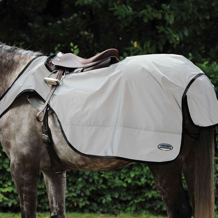 Weatherbeeta Reflektierende Wrap-Around-Übungsblatt Silber/Schwarz 1004324, S
