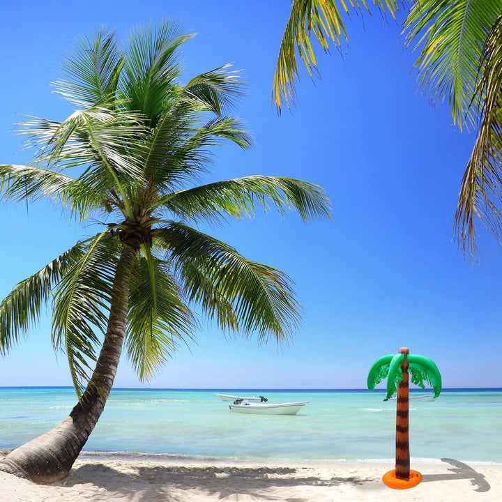 LATERN 11 Stück Aufblasbare Palmen Aufblasbar Flamingos Papagei Banane Strand Bälle Spielzeug für Ha