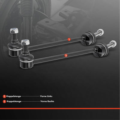 Frankberg 2x Koppelstange Pendelstütze Vorderachse Kompatibel mit S-Klasse W221 S250 S320 S350 S400