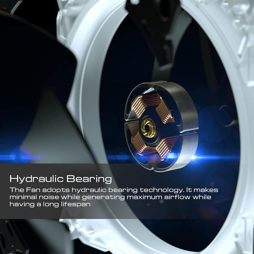 GAMDIAS BOREAS E1-410 WH CPU-Kühler, CPU-Luftkühler, CPU-Lüfter, direkter Berührungskontakt, 4 Kupfe