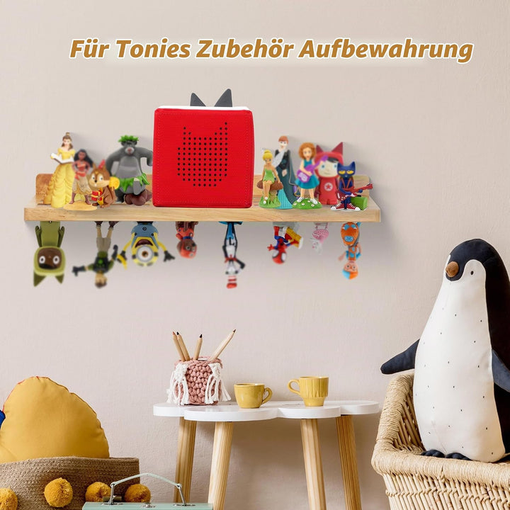 Für Tonies Figuren Regal Magnetisch,für Toniebox Aufbewahrung und Display Regal (für 36 Figuren),Wan