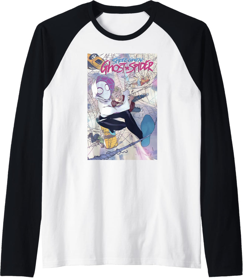 Marvel Spider-Gwen Ghost-Spider Comic Cover Raglan