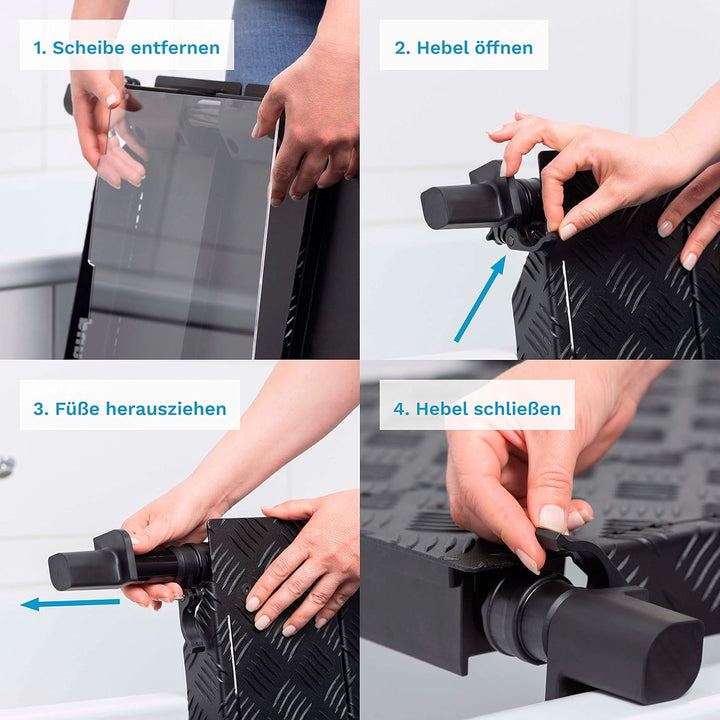 DogShower - Aus Aluminium - Hundedusche für Ihre Badewanne zur optimalen Pflege Ihres Hundes Hundehy