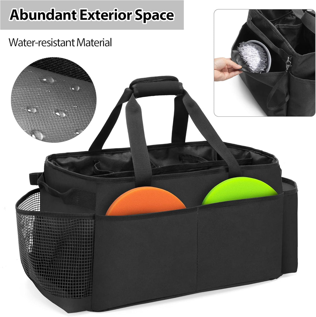 Grosse Auto Pflege Tasche mit Polier Trage Tasche, mit Grosser Kapazität & Tragbare Griffe, Autoo Re