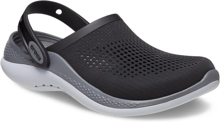 Crocs Unisex Literide 360 Clog 36/37 EU Black Slate Grey, 36/37 EU Black Slate Grey