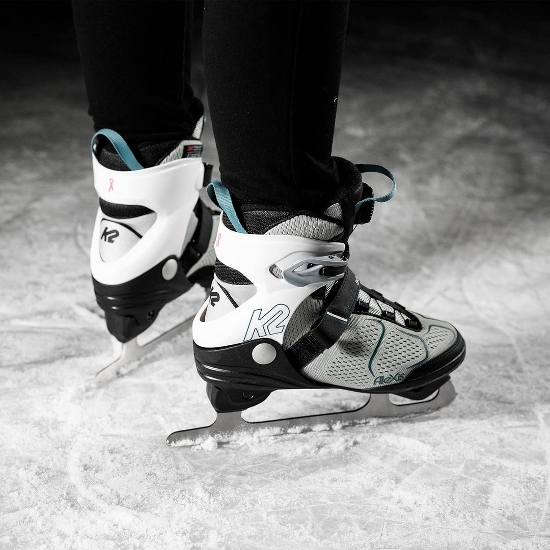 K2 Skates Damen Schlittschuhe ALEXIS ICE BOA FB , gray - blue, 25G0910 gray - blue EU: 38 (UK: 5 / U