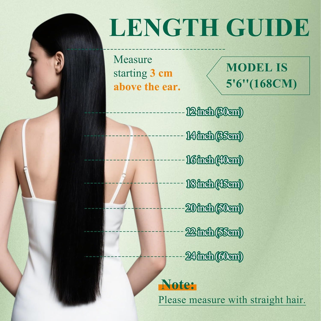 Easyouth Clip Extensions Echthaar Blond Clip in Haarverlangerung Remy Echthaar Clip in Haar Extensio