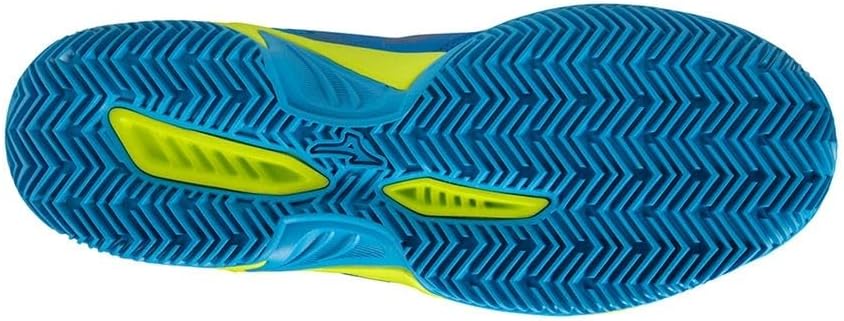 Mizuno Padelschuhe Break Shot 4 Padel 41 EU Peace Blue Acid Lime Dresden Blue, 41 EU Peace Blue Acid