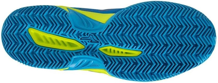 Mizuno Padelschuhe Break Shot 4 Padel 41 EU Peace Blue Acid Lime Dresden Blue, 41 EU Peace Blue Acid