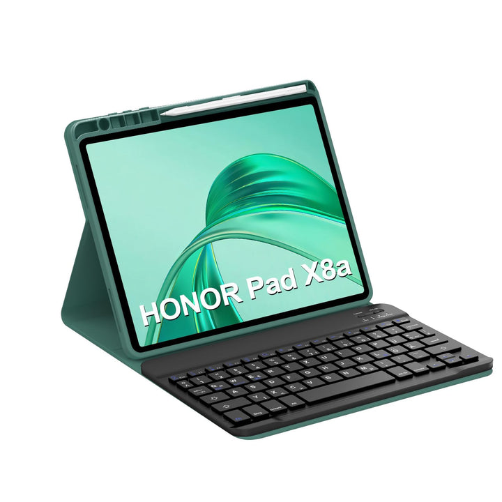 Für Honor Pad X8a & X8b 11" Hülle mit Tastatur QWERTZ | Für Honor Pad X8a Case - Langer Akkulaufzeit