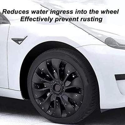 18-Zoll-Radabdeckung, Radkappe, 4 Stück Radnabenkappen, Felgenschutz-Ersatz, Tesla Model 3 Radkappe