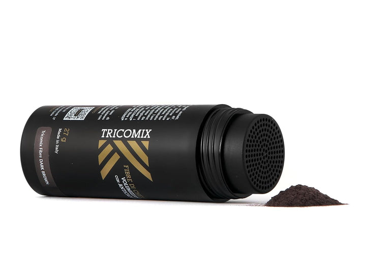 Tricomix Fibre Black 12gr - Volumisierende Keratinfasern Mit Anti-Haarausfall-Effekt Schwarz 12 gram