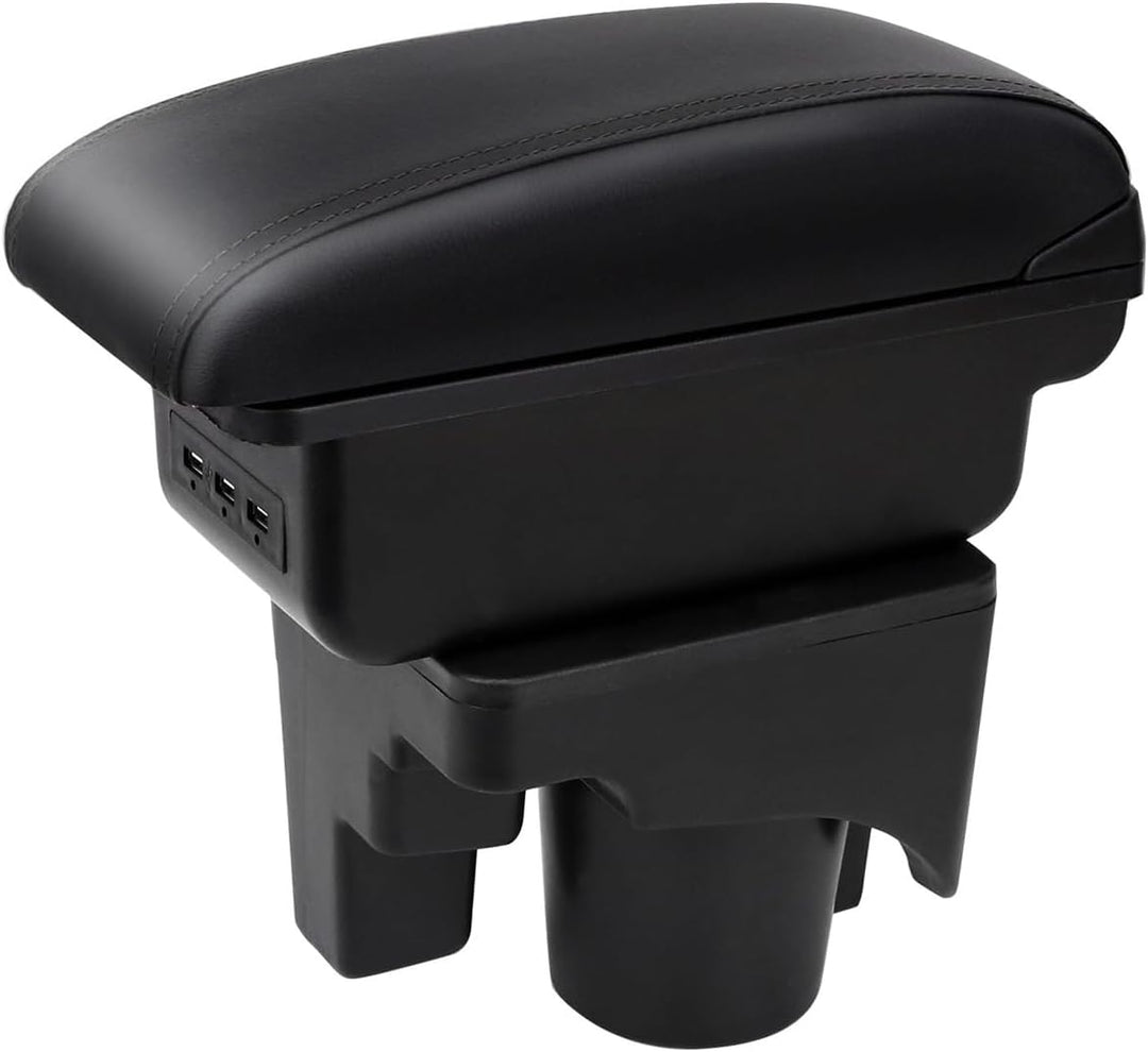 YJYWZH Auto Armlehnen für Golf 6 Mk6 2008-2013 Jetta Mk5 2006-2011 Vento Wagon 2009 2010 Doppelschic