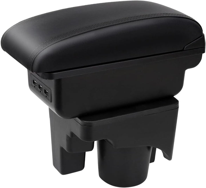 YJYWZH Auto Armlehnen für Golf 6 Mk6 2008-2013 Jetta Mk5 2006-2011 Vento Wagon 2009 2010 Doppelschic