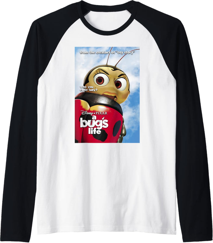 Disney Pixar A Bug's Life Francis Who You Callin' Lady Raglan