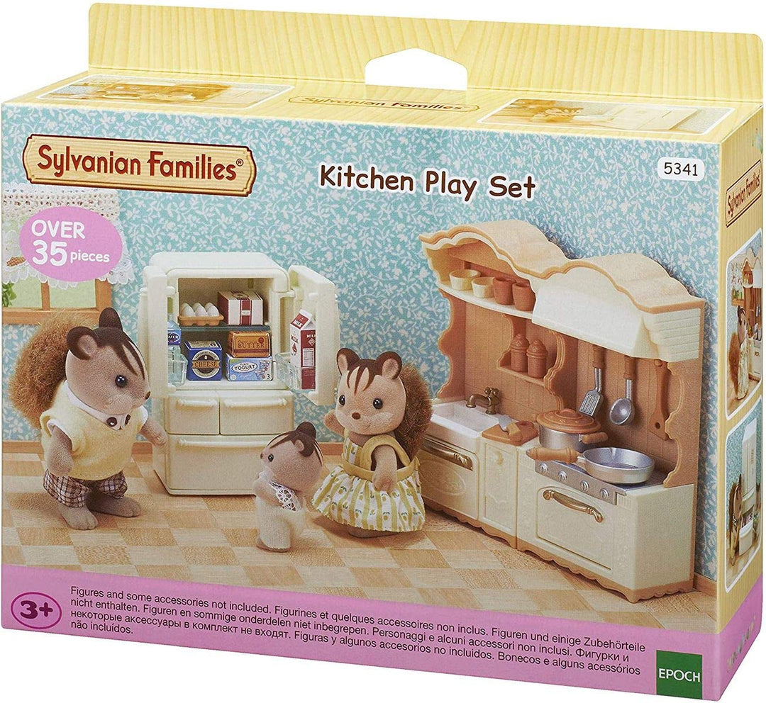 Sylvanian Families 5341 Landhaus Küche mit Kühlschrank - Puppenhaus Einrichtung Möbel