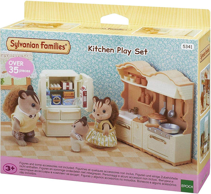 Sylvanian Families 5341 Landhaus Küche mit Kühlschrank - Puppenhaus Einrichtung Möbel