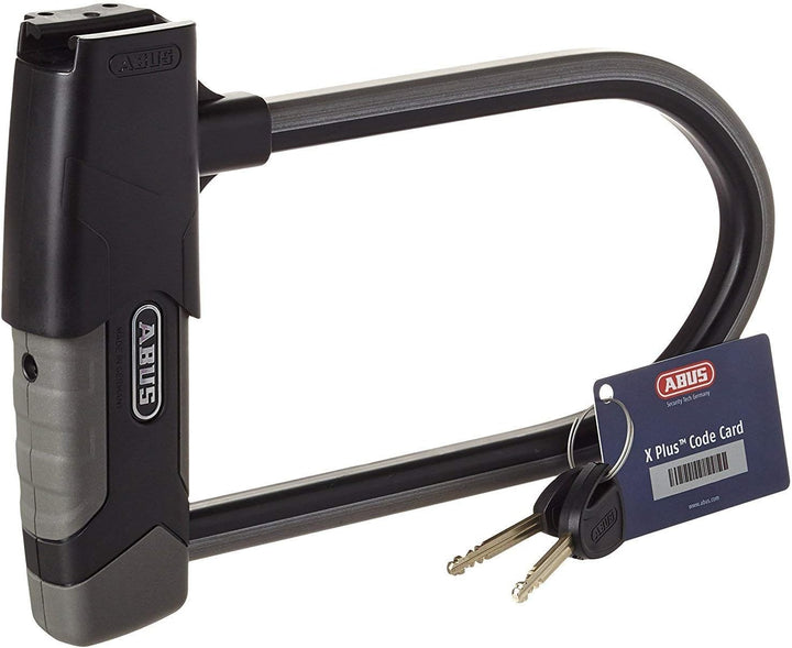 ABUS Bügelschloss Granit XPlus 540 + EaZy KF-Halterung - Fahrradschloss mit starkem Parabolbügel - A