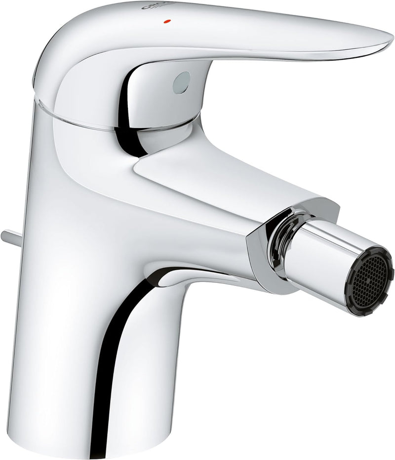 Grohe Eurostyle 2015 Solid EHM Bidet S-Size, Grau Zugstangen-Ablaufgarnitur (massiver Hebel) Grau, Z