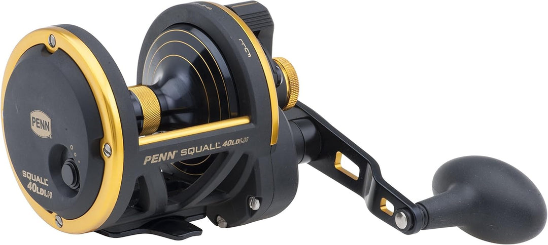 PENN Squall Level Wind Multirolle für Salzwasser Boots- oder Kajakangeln Sql40ldlh, Sql40ldlh