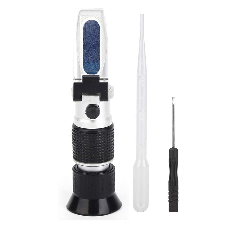 Brix Refraktometer 0-90%,Handrefraktometer für Zucker Messgerät mit ATC | Profi Zuckerstufenmesser f