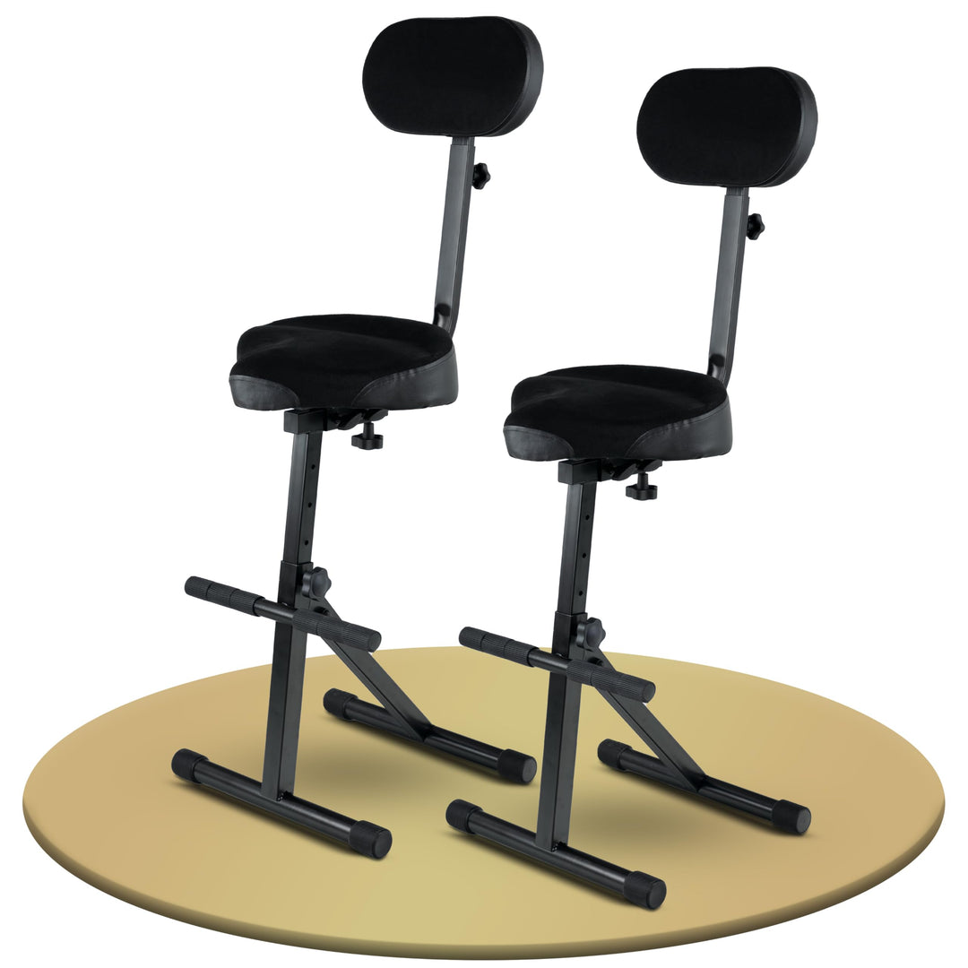 Classic Cantabile ST-200 PRO 2X Set Stehhilfe Stehstuhl Stehsitz Bügelstuhl (massives Stahlgestell,