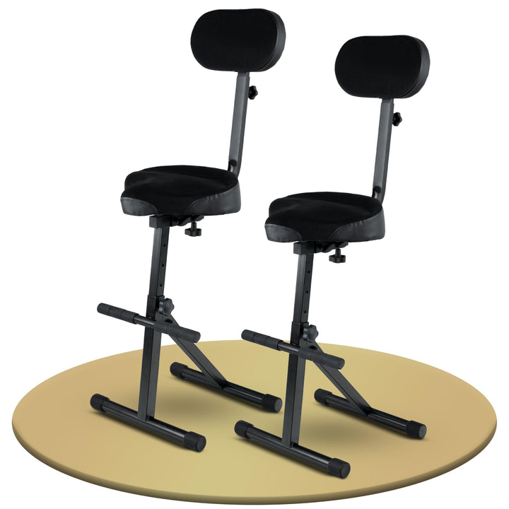 Classic Cantabile ST-200 PRO 2X Set Stehhilfe Stehstuhl Stehsitz Bügelstuhl (massives Stahlgestell,