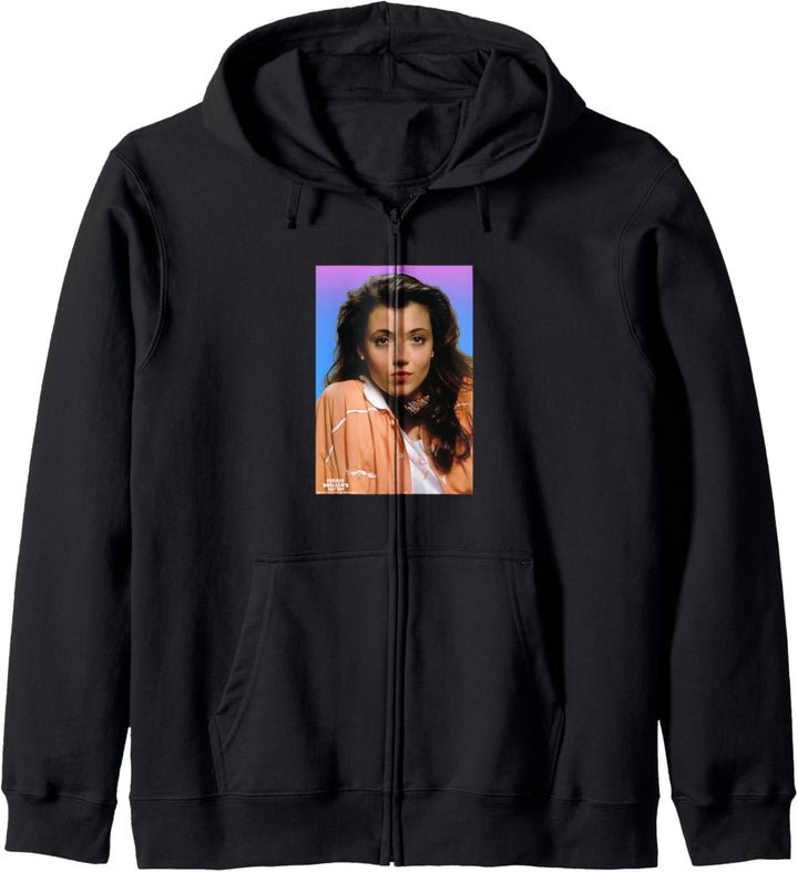 Ferris Bueller Sloane Photoreal Portrait Kapuzenjacke