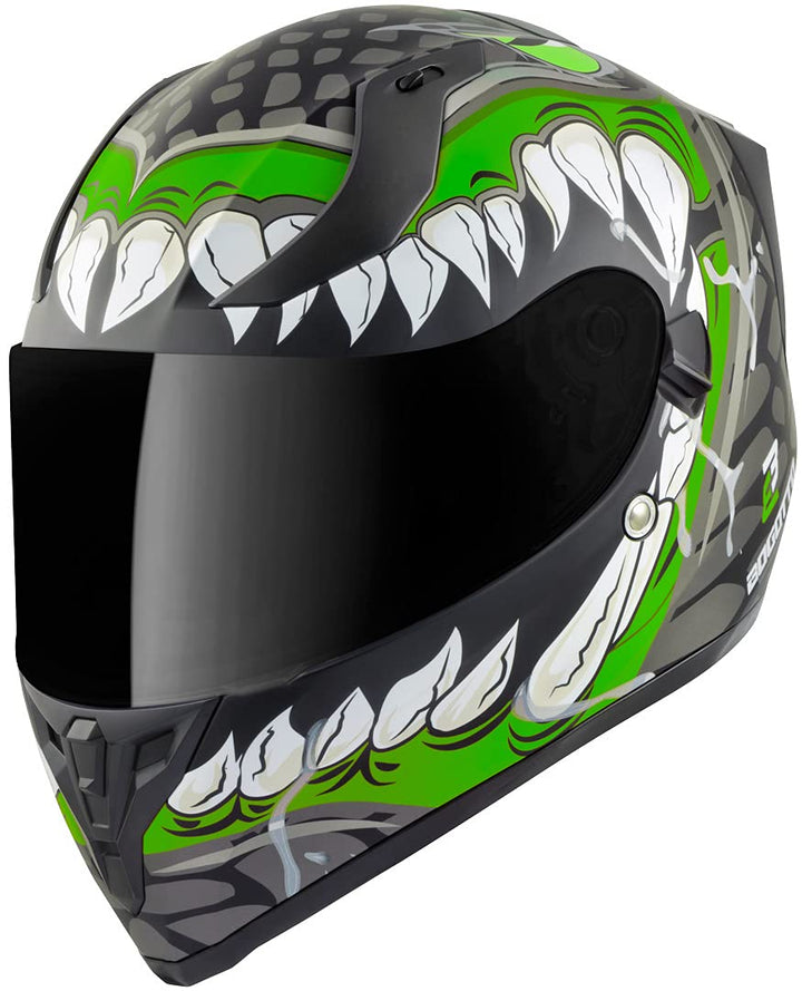 Bogotto V128 Naga Helm, XL schwarz/grün