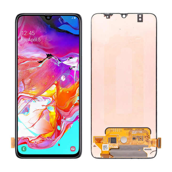 SwarKing AMOLED kompatibel mit Samsung Galaxy A70 LCD Display Touch Screen Digitizer (Schwarz ohne R