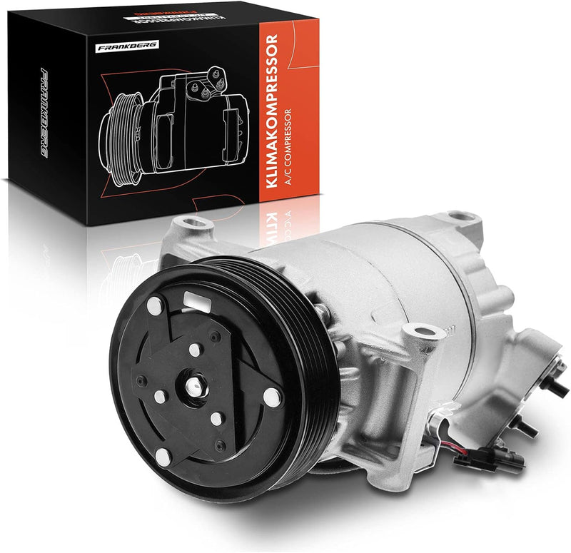 Frankberg Klimakompressor Kompatibel mit Qashqai +2 I J10 JJ10E NJ10 2.0L 2007-2013 Clio III BR0/1 C