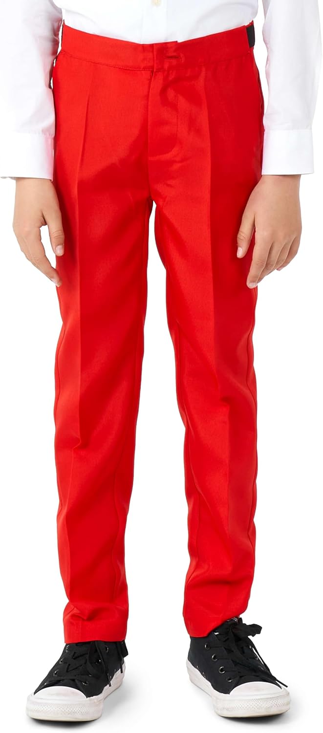 Suitmeister Weihnachtsanzug für Jungen - lustige hässliche Weihnachtskleidung mit echten Lichterner