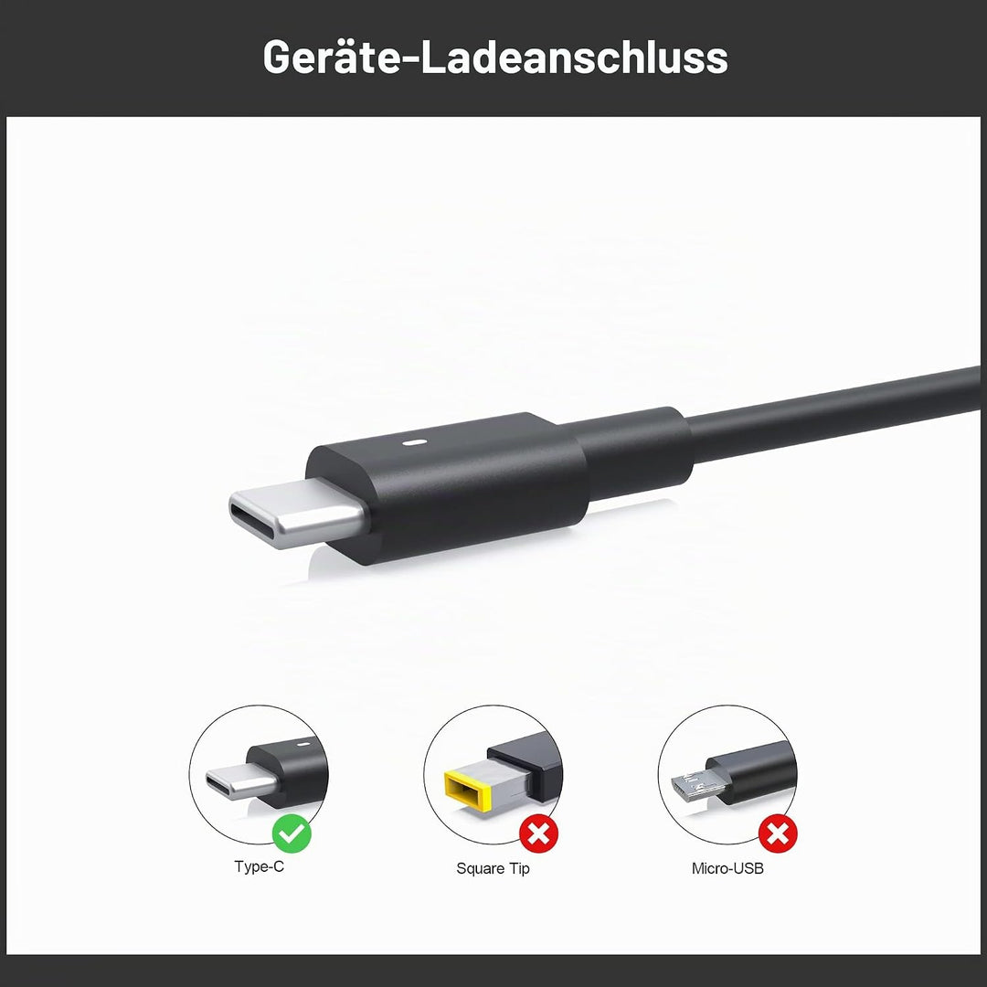 Superer Typ USB-C Ladegerät Passend für Asus Chromebook C423 C423N C423NA C523 C434 C434T C434TA C43