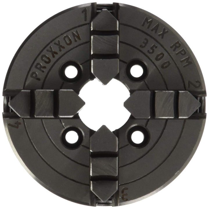 Proxxon 24036 4-Backen-Futter mit einzeln verstellbaren Backen für Drehmaschine PD250/E