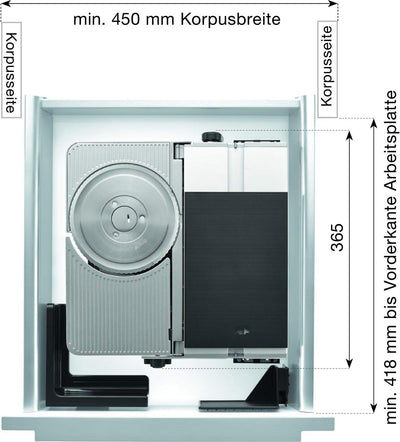 Ritter MultiSchneider AES 62 SR silber-metallic Schneidgutführung rechts, Schneidgutführung rechts