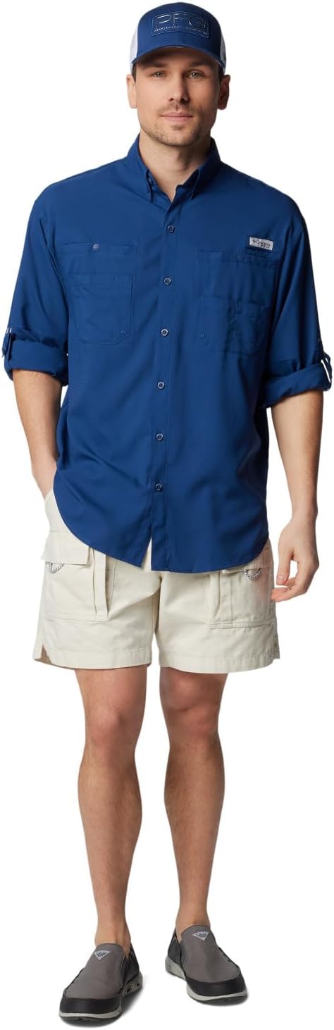 Columbia Herren Tamiami Ii Long Sleeve Shirt Langarmshirt S Carbon, S Carbon