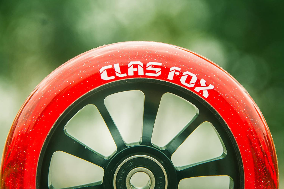 CLAS FOX Pro Stunt Scooter Rollen Roller Räder 110mm Ein Paar mit ABEC-9 Kugellager CNC Metallker (2