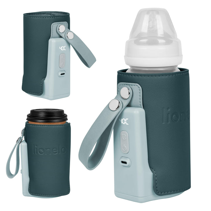LIONELO Thermup Go Plus Tragbarer Babyflaschenwärmer, hält Flüssigkeiten warm, 5 Betriebstemperature