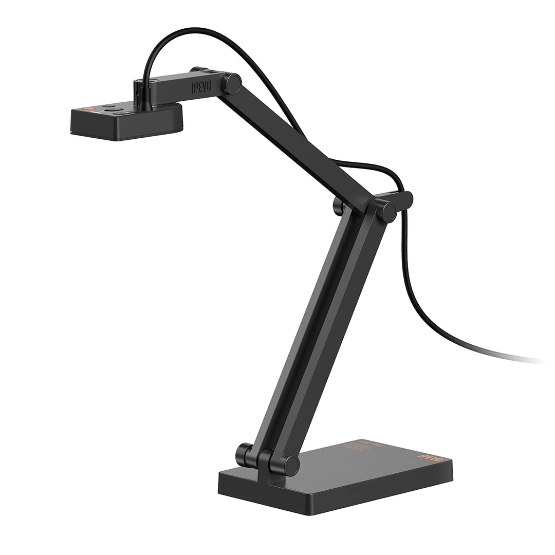 Dokumentenkamera IPEVO V4K PRO Ultra HD USB mit KI-gestütztem Mikrofon, für Visualisierung im Klasse