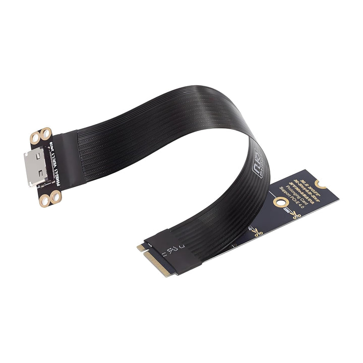 NFHK 2280 NGFF PCI-E4.0 M.2 M-Schlüssel zum Oculink SFF-8612 SFF-8611 Hostkabel 15 cm für NVME U.2 S