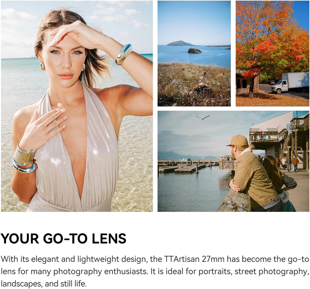 TTARTISAN AF 27mm F/2.8 E APS-C Fester Fokus Linse für Sony E-Bajonett A6000 A6100 A6300 A6500 ZV-E1