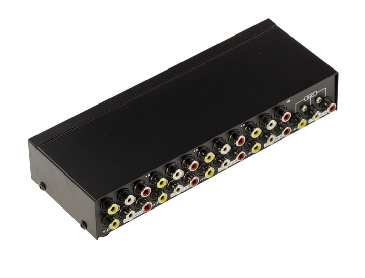 Kalea-Informatique. Umschalter Audio / Video 8 Port manuell bidirektional. AUDIO VIDEO SWITCH